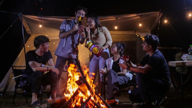 Glamping hutan pinus sentul bogor gunung pancar