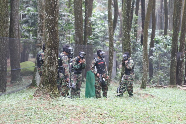 Paintball paket outbound sentul bogor team building