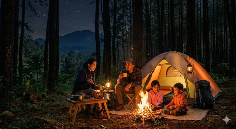 Camping di Sentul Bogor Hutan Pinus Gunung Pancar